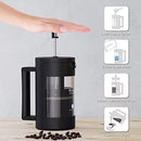 French Press Coffee Maker, Camping Plastic Glass French Coffee Press.