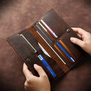 Bytee Zone Horse Long Wallet Genuine Leather Hand-held Men's Card Holder