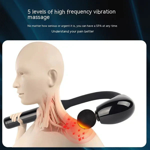 Multi-Function Wireless Mini Massage Gun for Neck & Shoulder Pain Relief