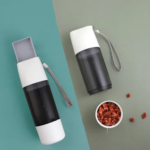 Portable 350ml Dog Water Bottle & Feeder